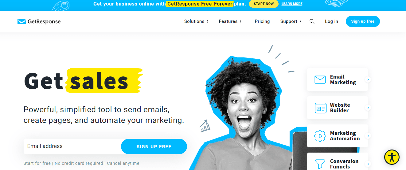 email marketing tools + Getresponse