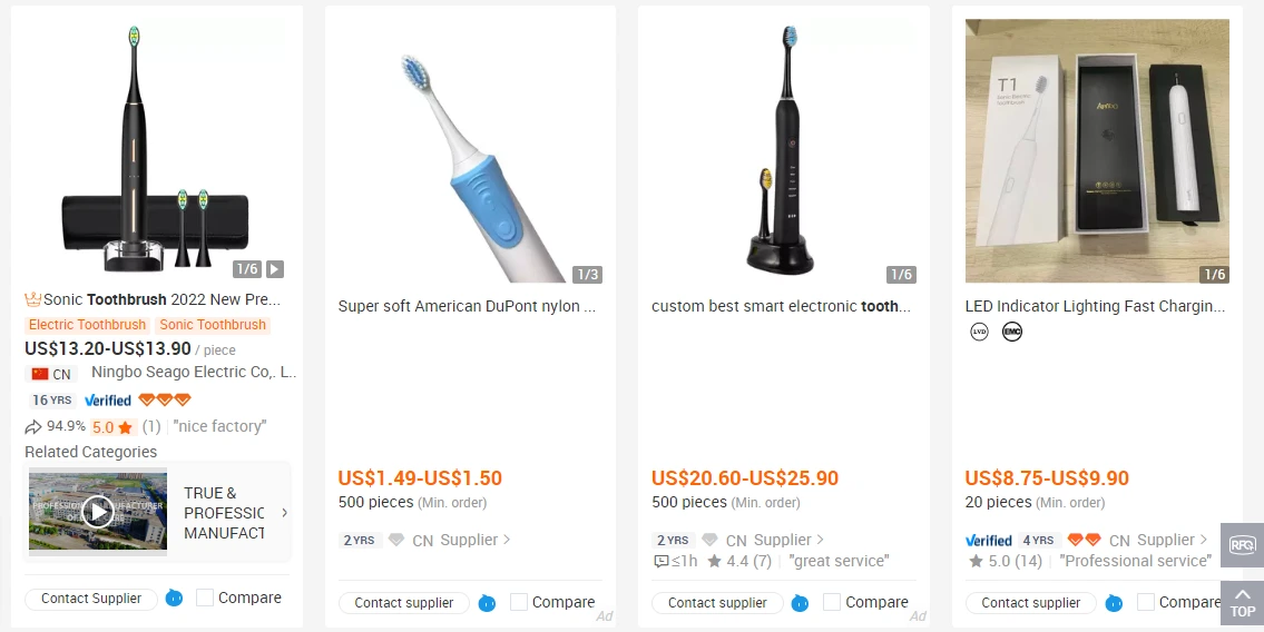 Electric Toothbrushes Electric Toothbrushes Manufacturers Suppliers and Exporters on Alibaba comElectric Toothbrush