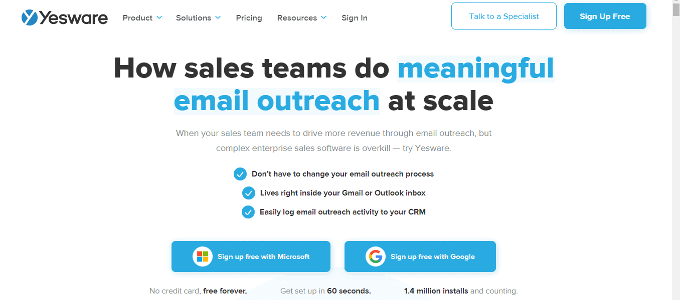 email marketing tools + yesware